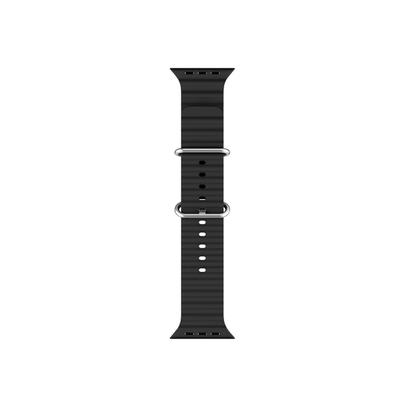 Řemínek pro Apple Watch 38/40/41 mm Epico Watch Strap Ocean - černý - iSTYLE CZ