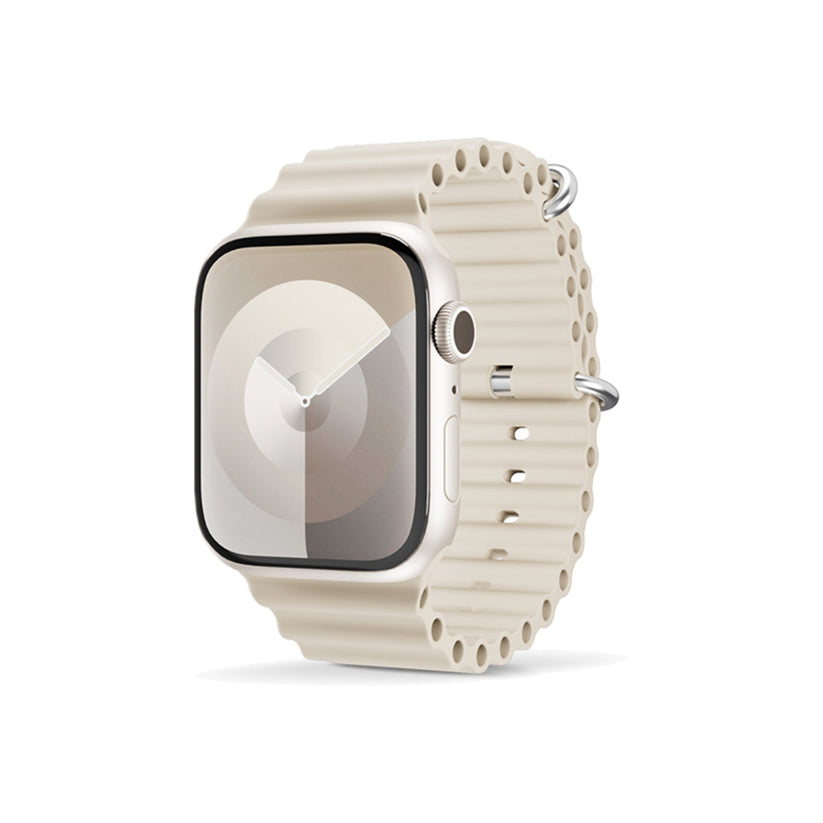 Řemínek pro Apple Watch 38/40/41 mm Epico Watch Strap Ocean - béžový - iSTYLE CZ