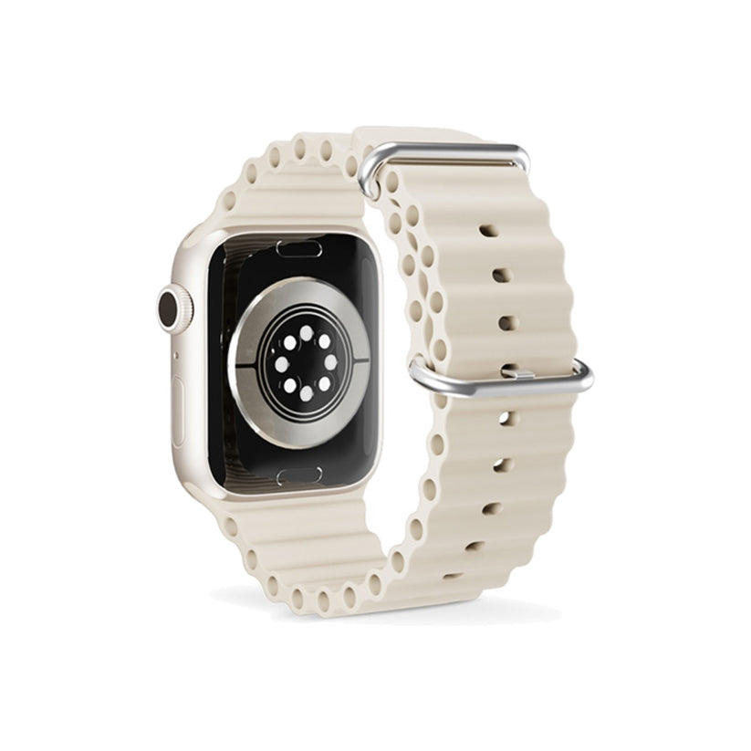 Řemínek pro Apple Watch 38/40/41 mm Epico Watch Strap Ocean - béžový - iSTYLE CZ