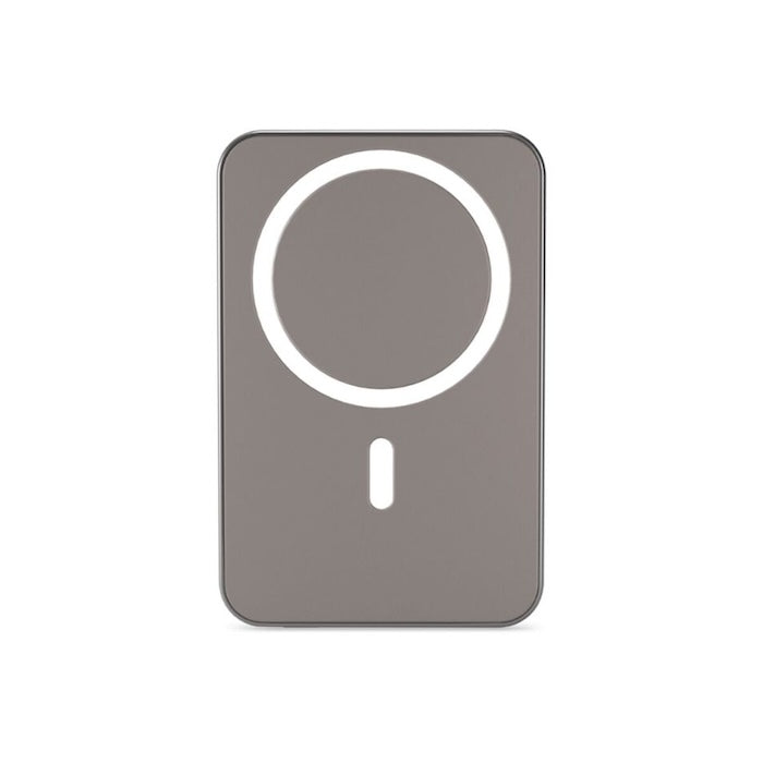 MagSafe bezdrátová powerbanka Epico UltraPack 5000mAh Mag+ - stříbrná - iSTYLE CZ