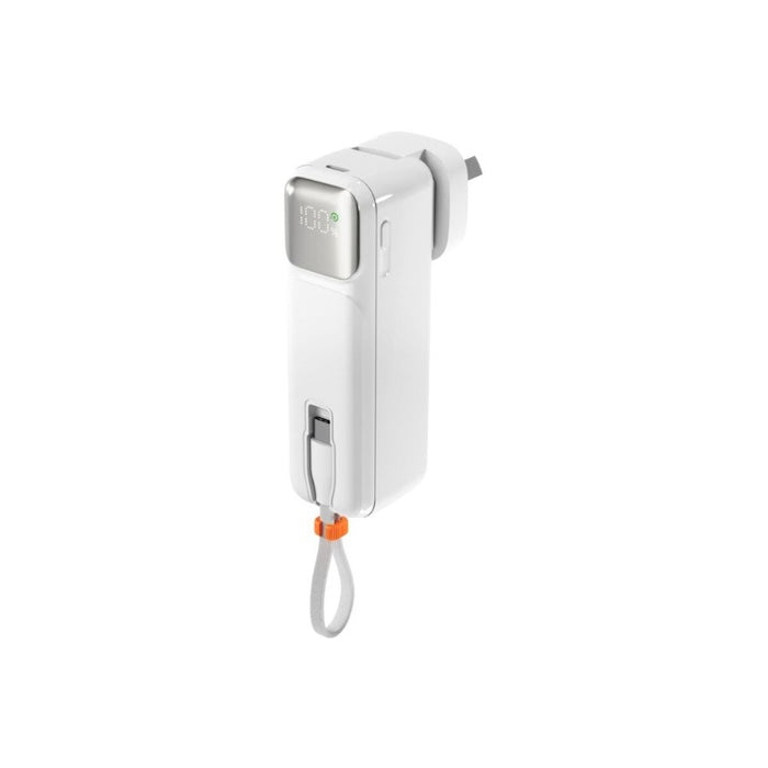 Cestovní powerbanka Epico UltraPack 2in1 5000mAh - bílá - iSTYLE CZ