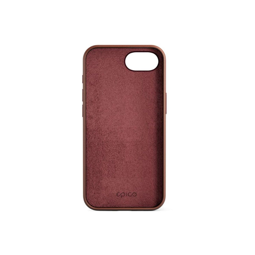 Kryt pro iPhone 16e Epico Mag+ Leather Case - hnědý
