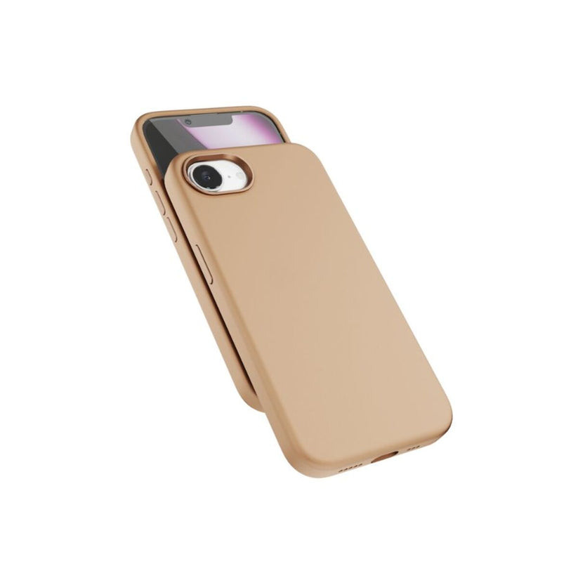 Kryt pro iPhone 16e Epico Mag+ Silicone Case Pro - pouštní titan