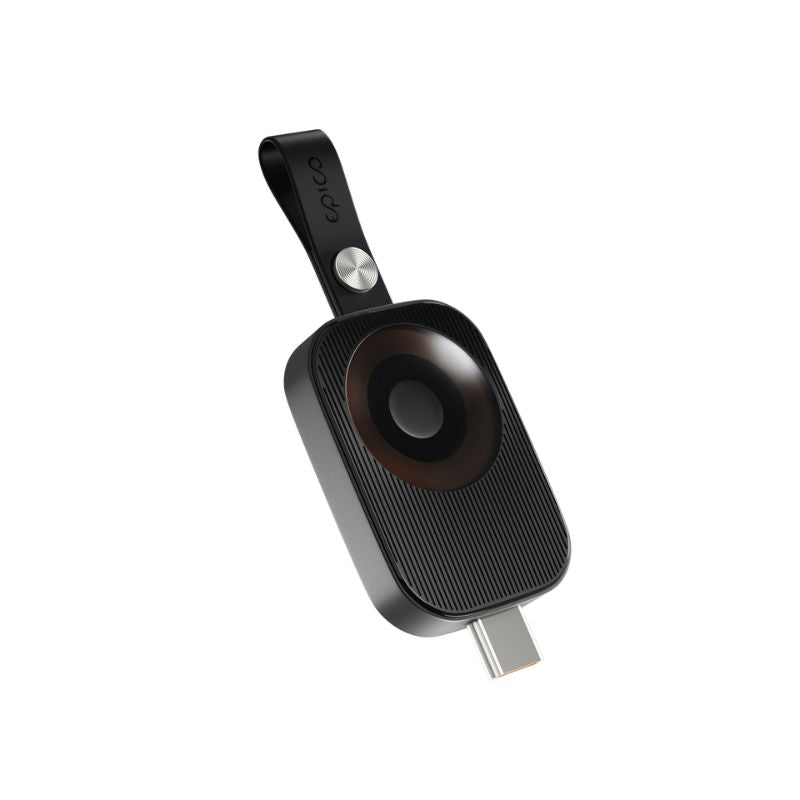Bezdrátová nabíječka pro Apple Watch Epico UltraBase mini USB-C - černá