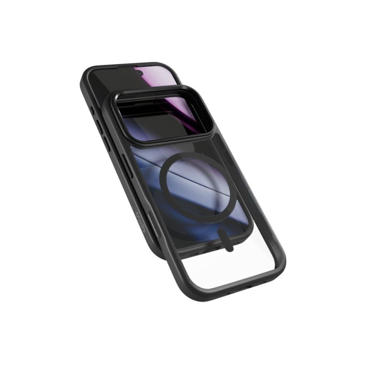 Kryt pro iPhone 17 Pro Epico Hero Pro Mag+ Case - černý průhledný