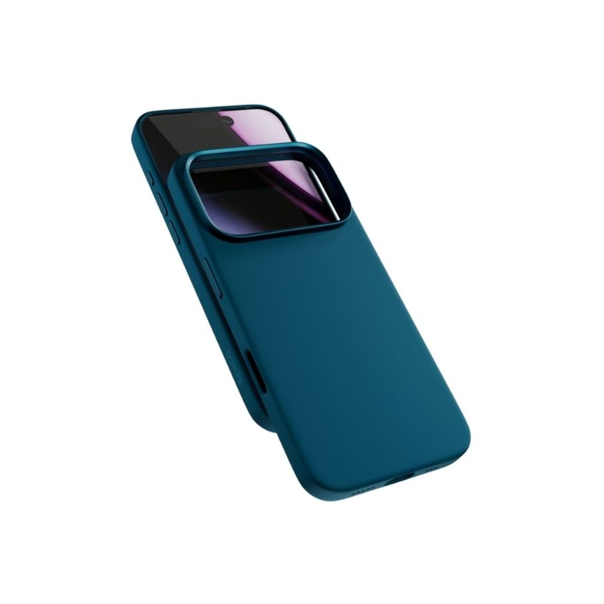 Kryt pro iPhone 17 Pro Max Epico Silicone Pro Mag+ Case - petrolejově modrý