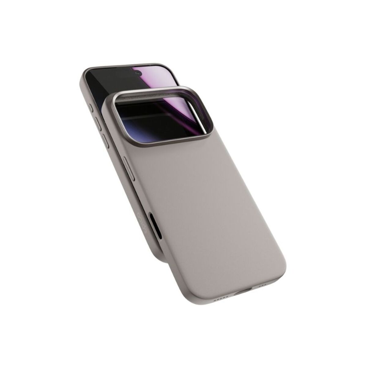 Kryt pro iPhone 17 Pro Epico Silicone Pro Mag+ Case - titanový