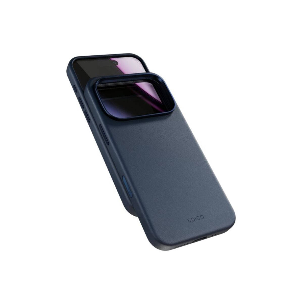 Kryt pro iPhone 17 Pro Max Epico Leather Pro Mag+ Case - modrý