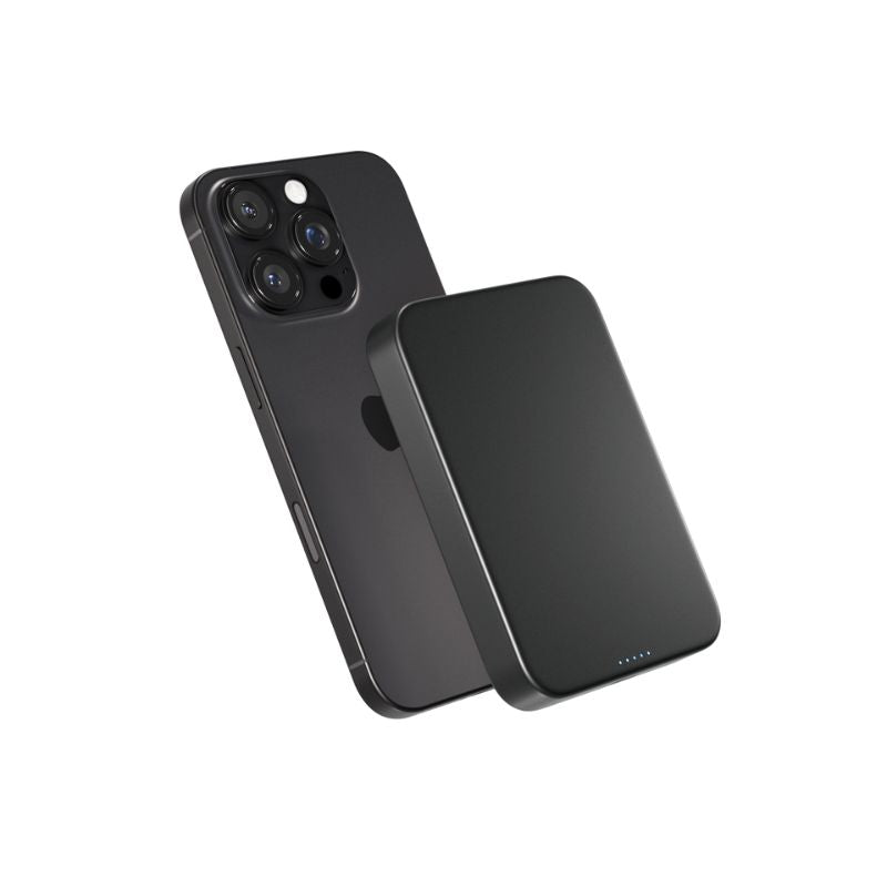 Bezdrátová hliníková powerbanka Epico UltraPack Qi2 10000mAh Mag+ EM71b - černá