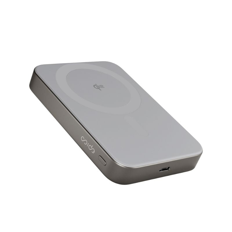 Bezdrátová hliníková powerbanka Epico UltraPack Qi2 10000mAh Mag+ EM71b - titanová