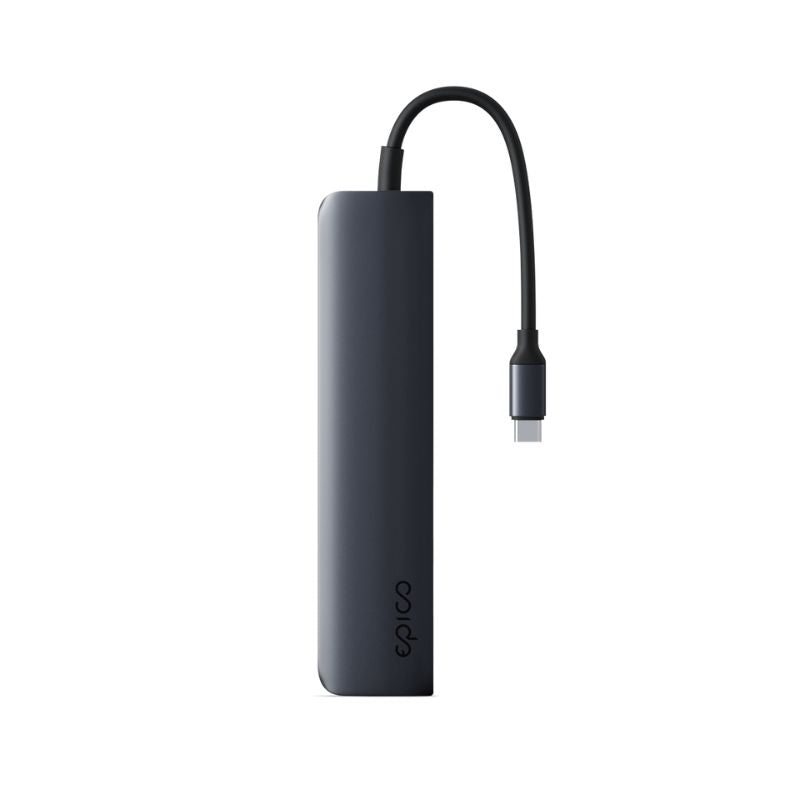 Hub Epico 6in1 Aluminium Hub 8K s USB-C konektorem - temně inkoustový