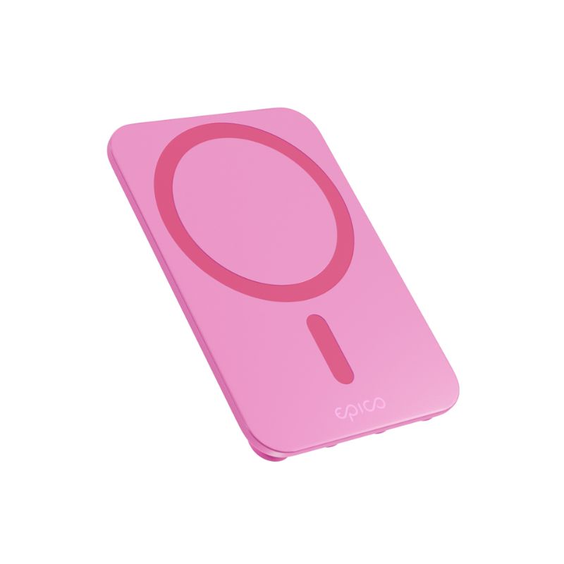Přísavný MagSafe držák pro iPhone Epico Mag+ - růžový