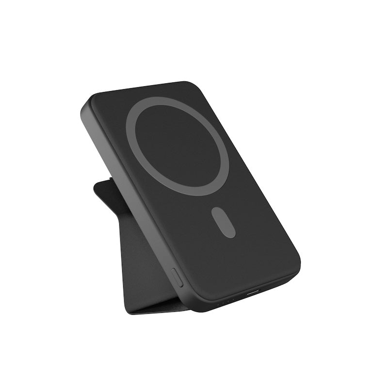 MagSafe powerbanka Epico UltraPack Stand se skládacím stojánkem - černá