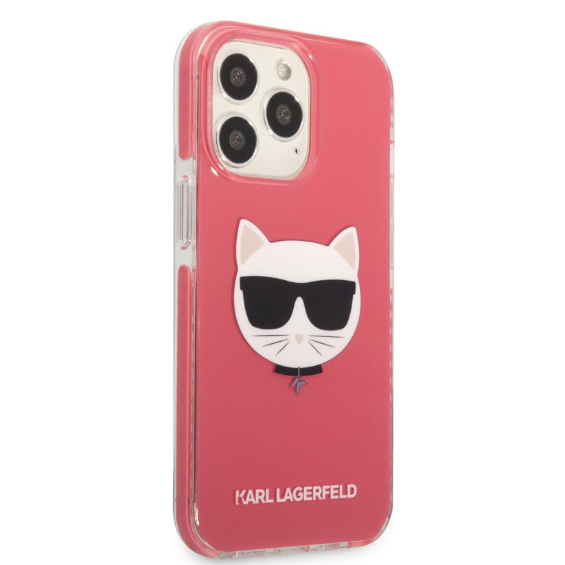 Kryt Karl Lagerfeld TPE Choupette Head pro iPhone 13 Pro Max - fialový - iSTYLE CZ