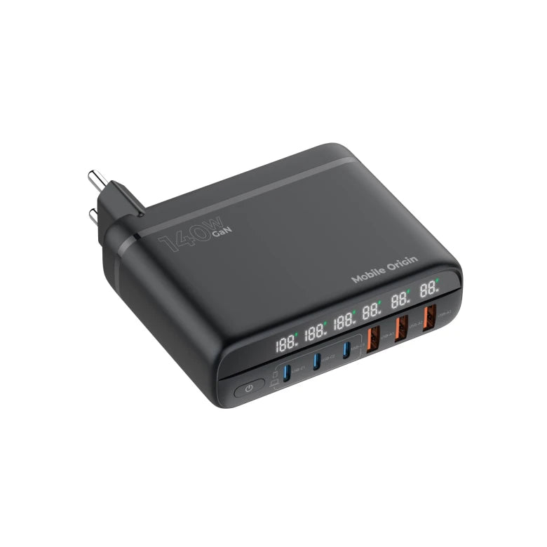 Nabíječka Mobile Origin GaN 140W Travel Charger – černá