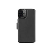 Kožená odnímatelná peněženka Decoded pro iPhone 16 Plus - černá - iSTYLE CZ