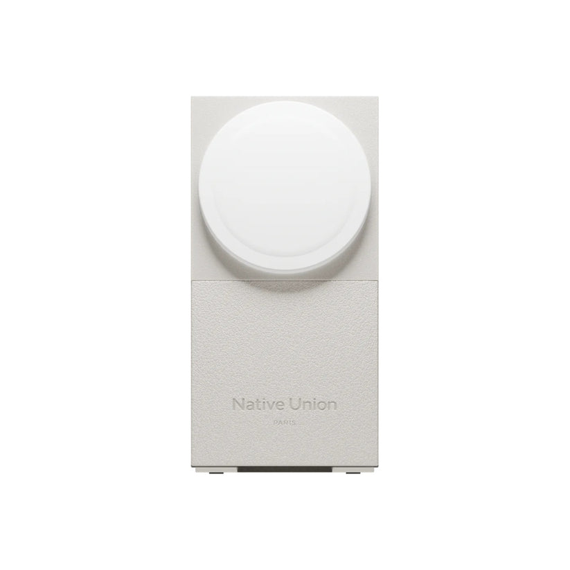 Bezdrátová nabíječka Native Union Rise 3-in-1 Qi2 - stříbrná - iSTYLE CZ