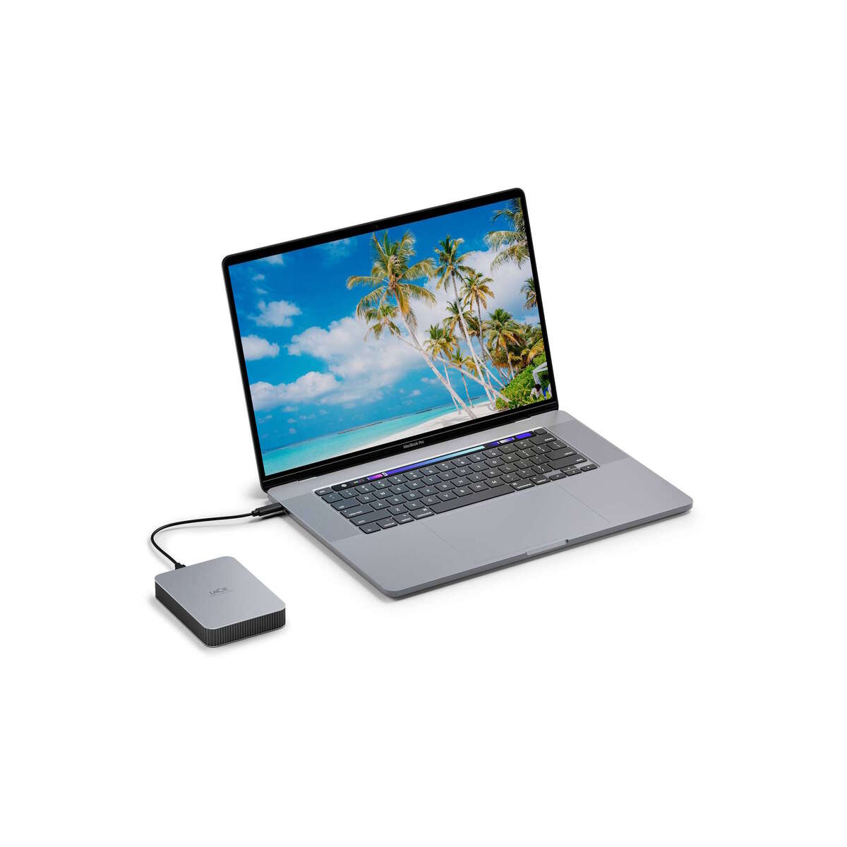 Externí pevný disk LaCie Mobile Drive Secure 5TB USB-C - šedý