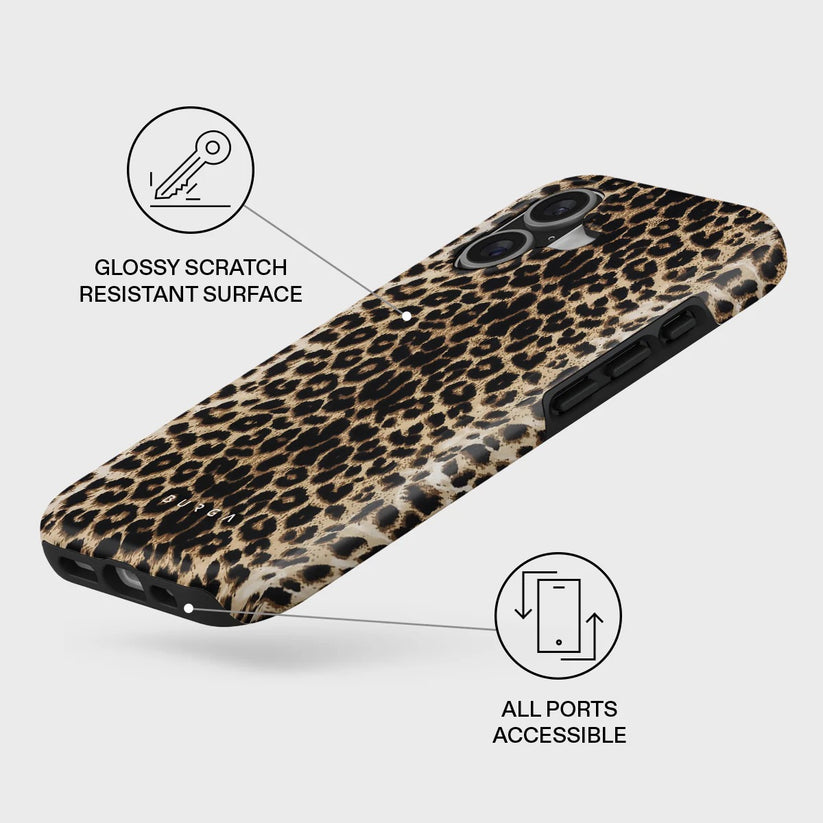 Kryt pro iPhone 17 Burga Player Tough MagSafe Case - leopard - iSTYLE CZ