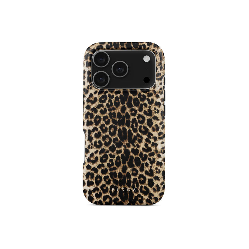 Kryt pro iPhone 17 Pro Burga Player Tough MagSafe Case - leopard - iSTYLE CZ