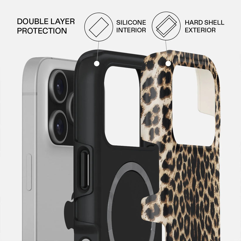 Kryt pro iPhone 17 Pro Max Burga Player Tough MagSafe Case - leopard - iSTYLE CZ