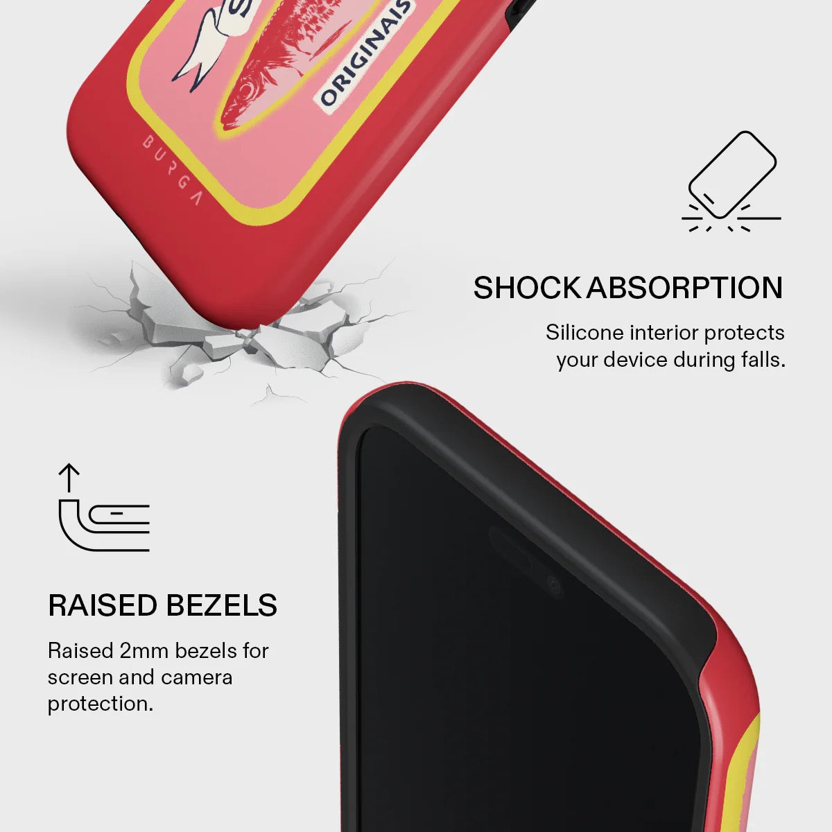 Kryt pro iPhone Air Burga Gourmet Tough MagSafe Case - retro plechovka - iSTYLE CZ