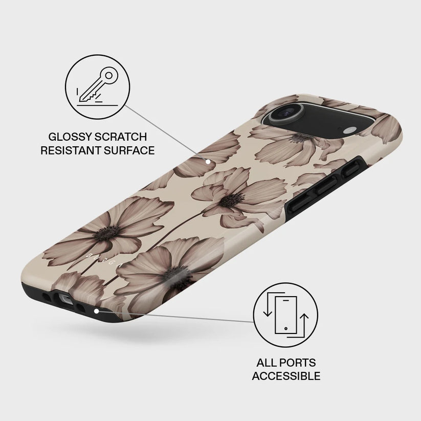 Kryt pro iPhone Air Burga Barely Yours Tough MagSafe Case - květinový - iSTYLE CZ
