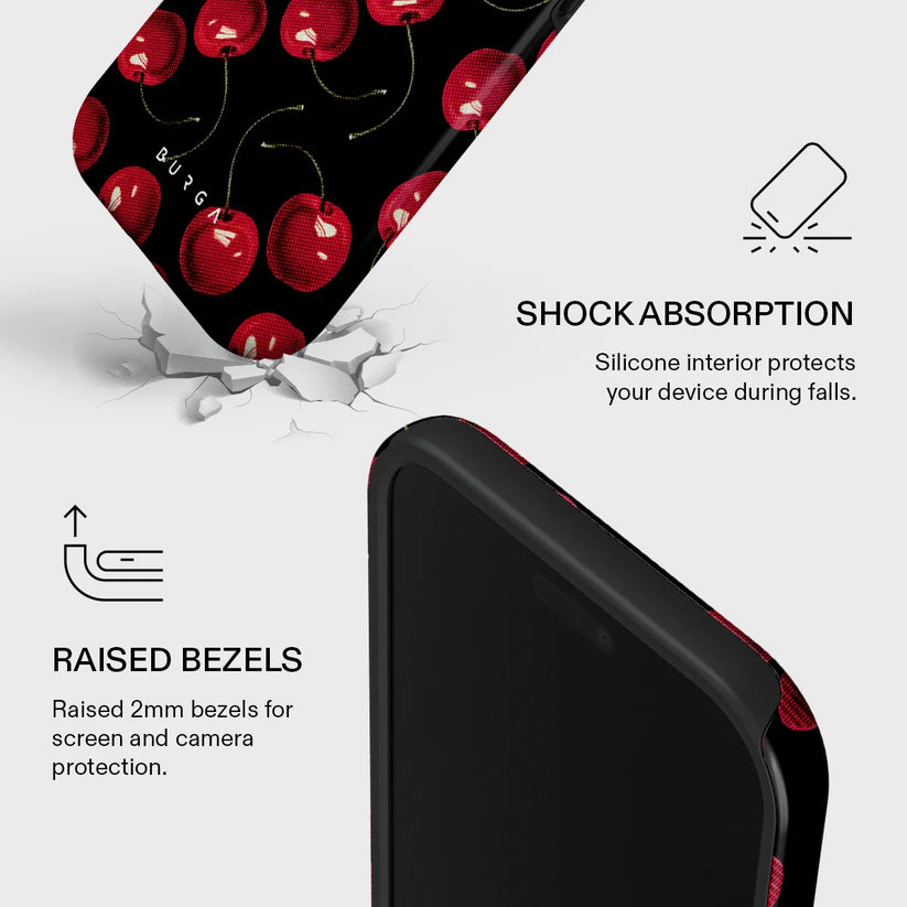 Kryt pro iPhone Air Burga Cherrybomb Tough MagSafe Case - třešeň - iSTYLE CZ
