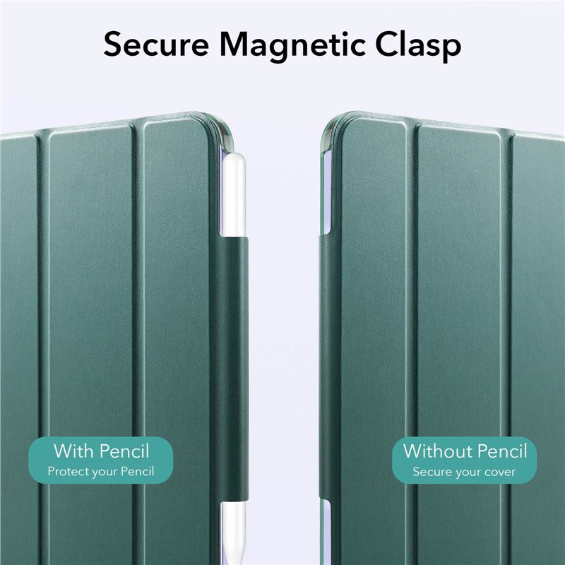 Pouzdro na iPad mini 6 ESR Ascend Trifold - tmavě zelené