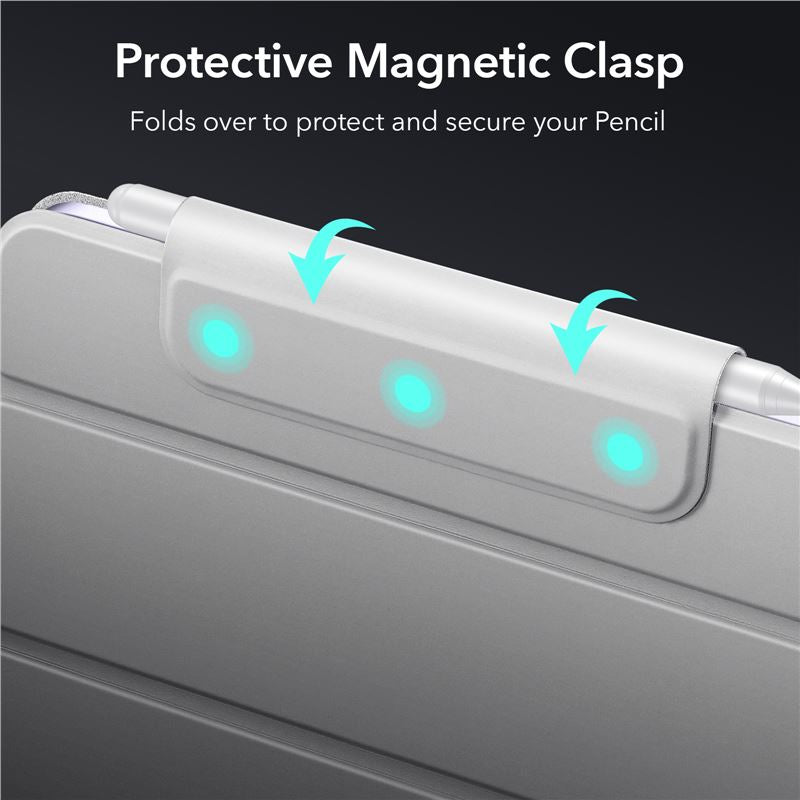 Pouzdro na iPad mini 6 ESR Rebound Magnetic - stříbrno šedé