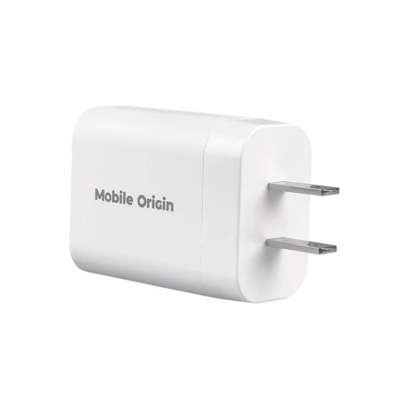 30W univerzální cestovní adaptér Mobile Origin GaN MO14 - bílý - iSTYLE CZ
