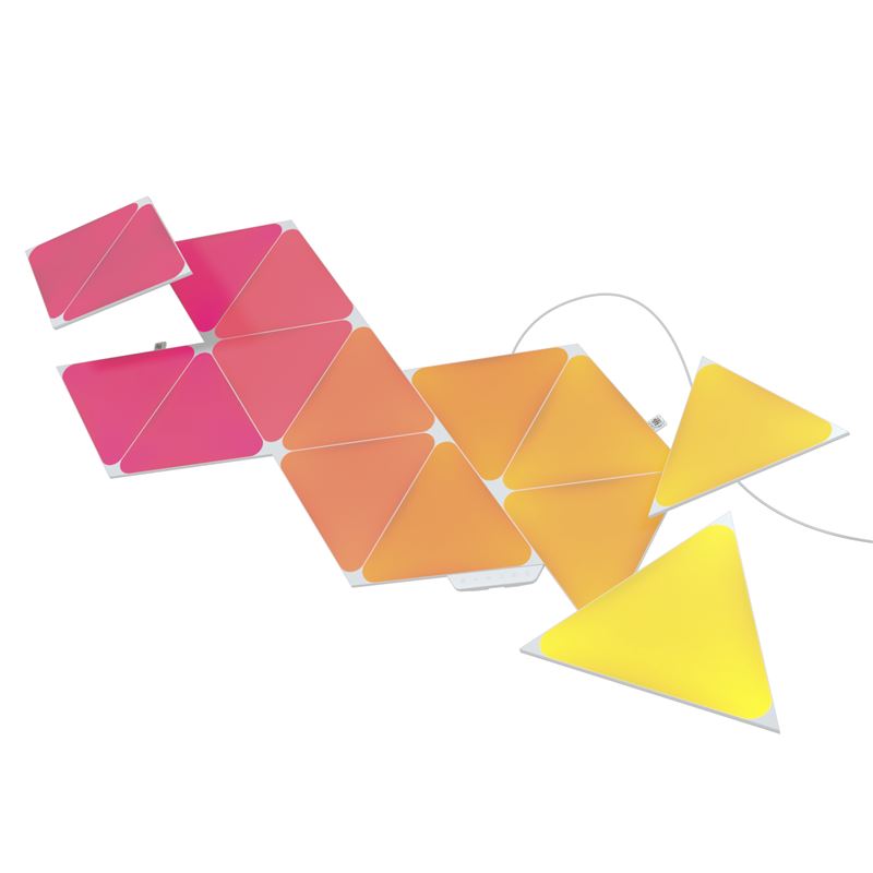 LED panely Nanoleaf Shapes Triangles Starter Kit, 15 kusů