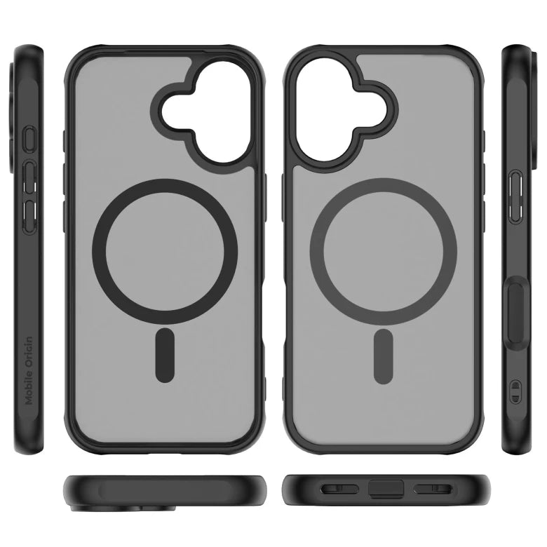 MagSafe kryt pro iPhone 16 Mobile Origin Easy Hybrid - matně černý