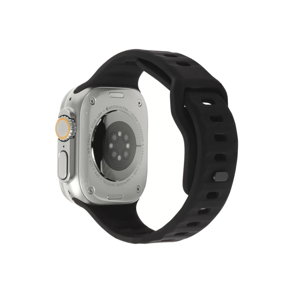 Řemínek pro Apple Watch 42/44/45/49 mm Mobile Origin Strap - černý - iSTYLE CZ
