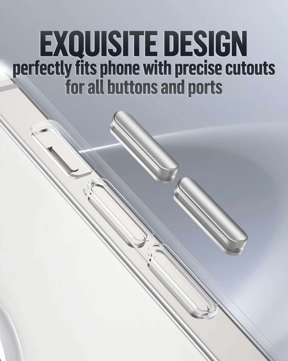 MagSafe kryt na iPhone 14 / 13 Blueo Crystal Pro Drop Case - průhledný