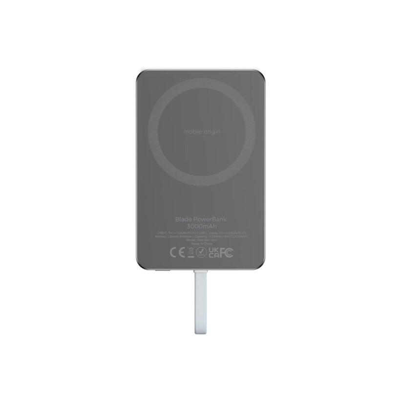 Mobile Origin Blade PowerBank 3000mAh, Grey