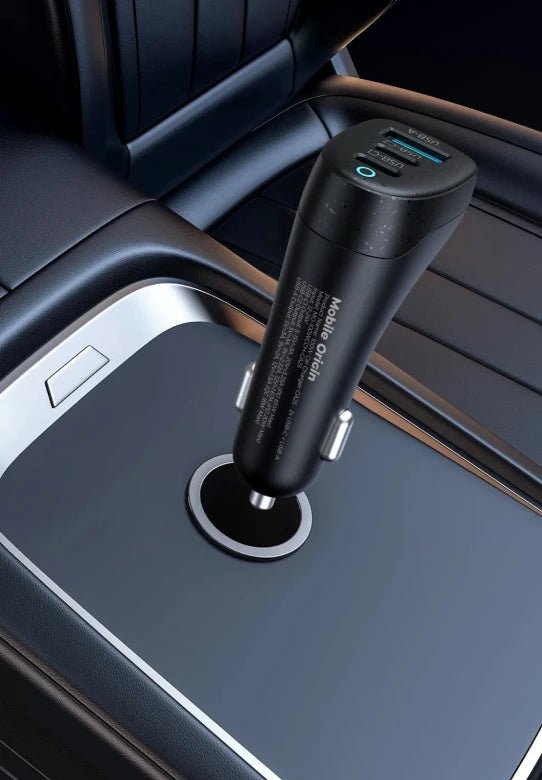100W autonabíječka Mobile Origin CA25 - 2× USB-C + USB-A