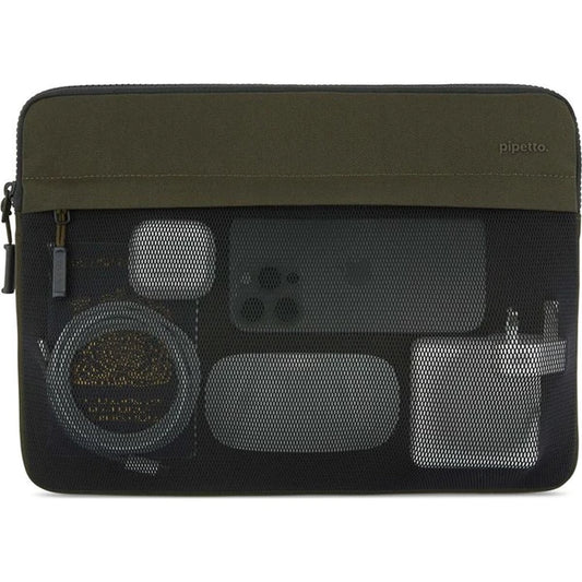 Pouzdro pro MacBook Pro 14" Pipetto Expand Sleeve - tmavě zelené