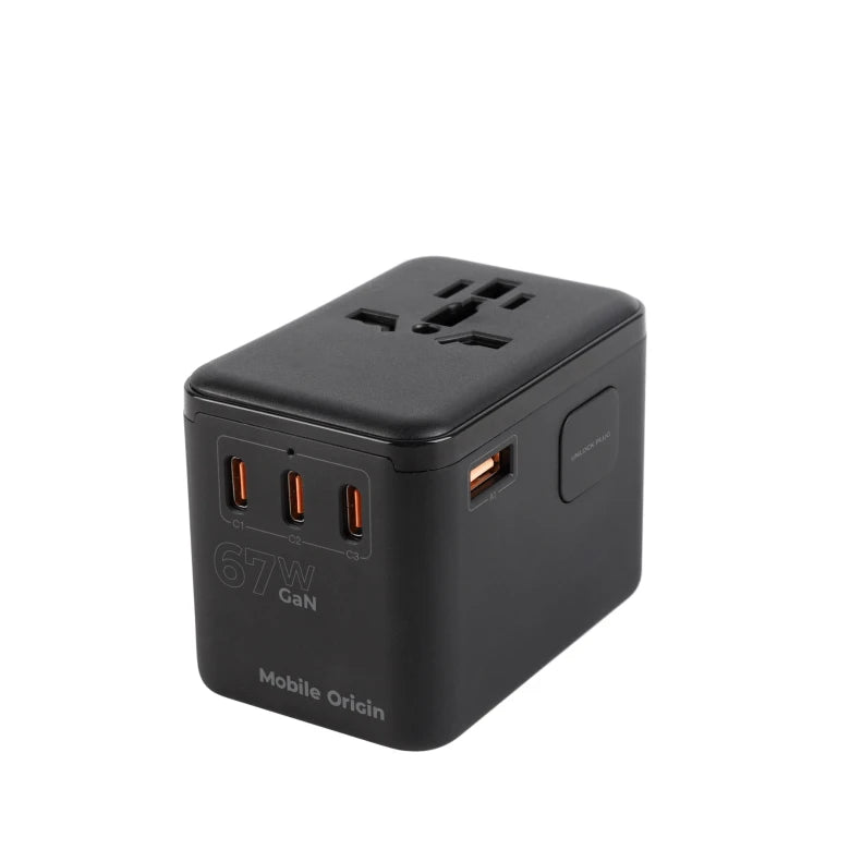 Cestovní adaptér Mobile Origin GaN 67W Travel Adapter