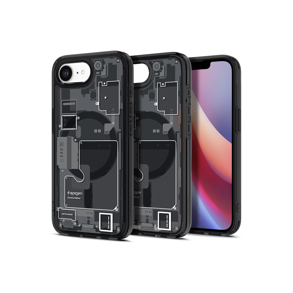 MagSafe kryt pro iPhone 16e Spigen Ultra Hybrid - zero one black - iSTYLE CZ