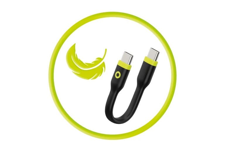 Kabel 60W Mobile Origin Compact USB-C / USB-C 10cm - černý - iSTYLE CZ