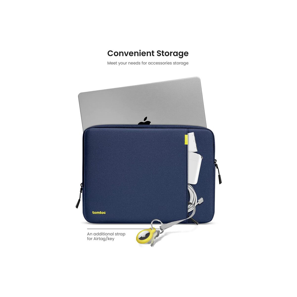 Pouzdro a brašna pro MacBook Pro / Air 13" tomtoc Sleeve Kit - modré