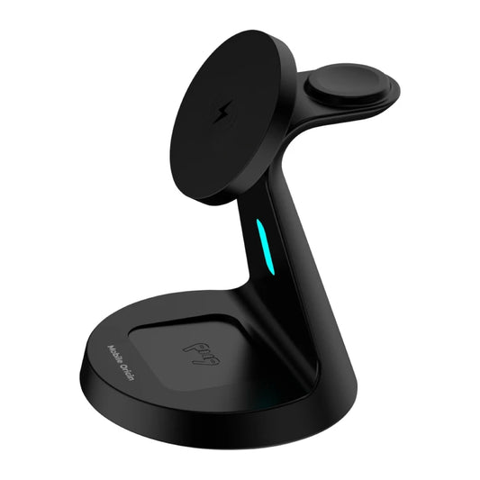 Bezdrátová nabíječka Mobile Origin 3in1 Wireless Magnetic Stand PW9 - černá - iSTYLE.cz