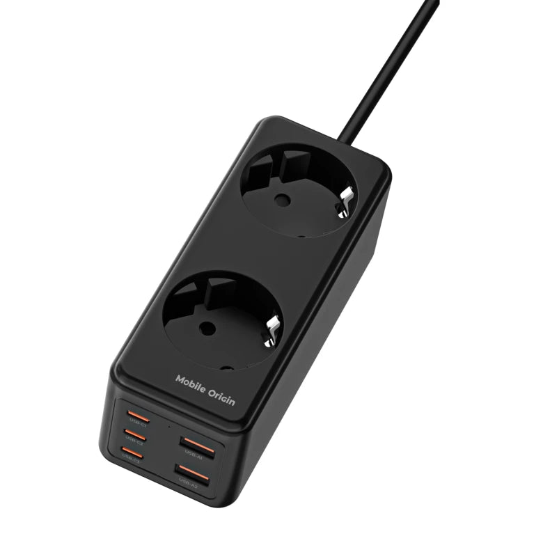 65W GaN chytrý adaptér Mobile Origin Smart Power Hub - černý