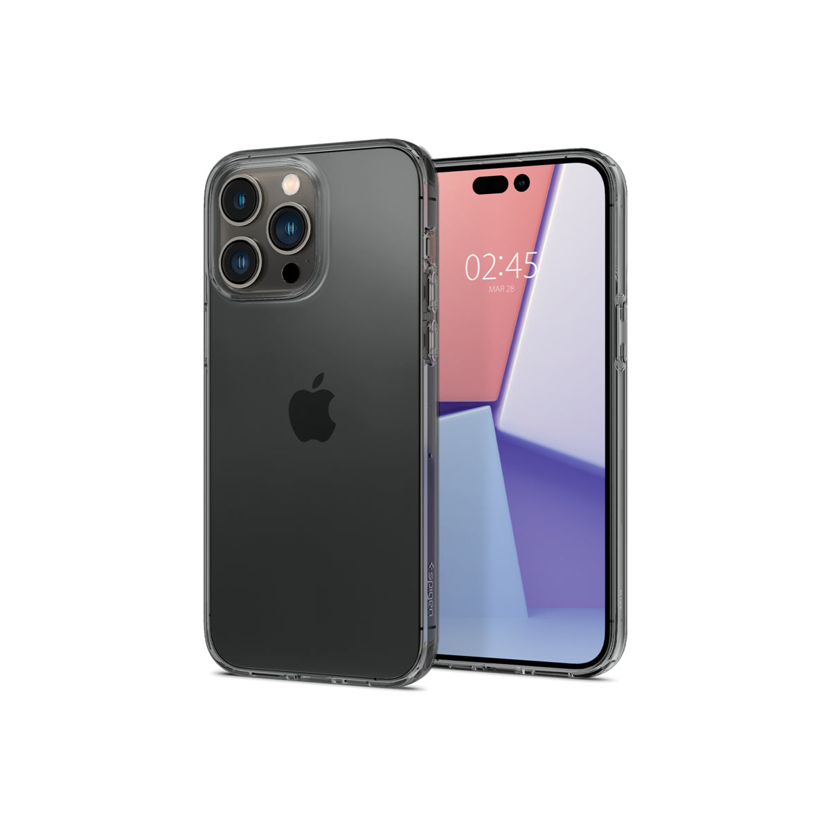 Kryt na iPhone 14 Pro Spigen Crystal Flex - šedý