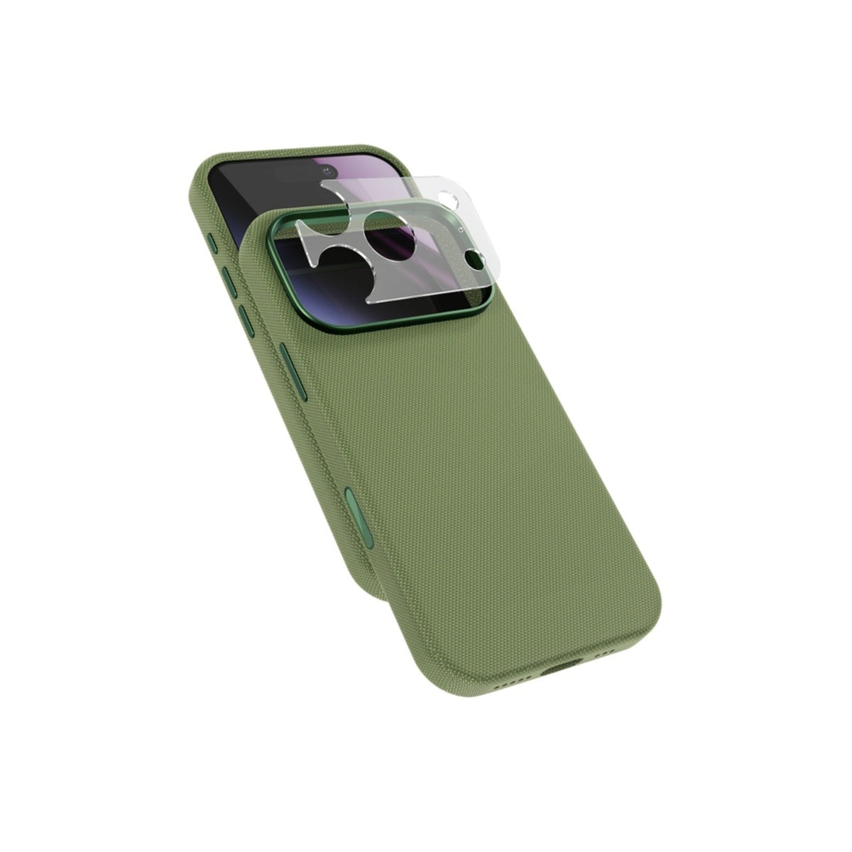 Kryt pro iPhone 17 Pro/18 Pro Epico SolidWoven Pro Mag+ Case - zelený