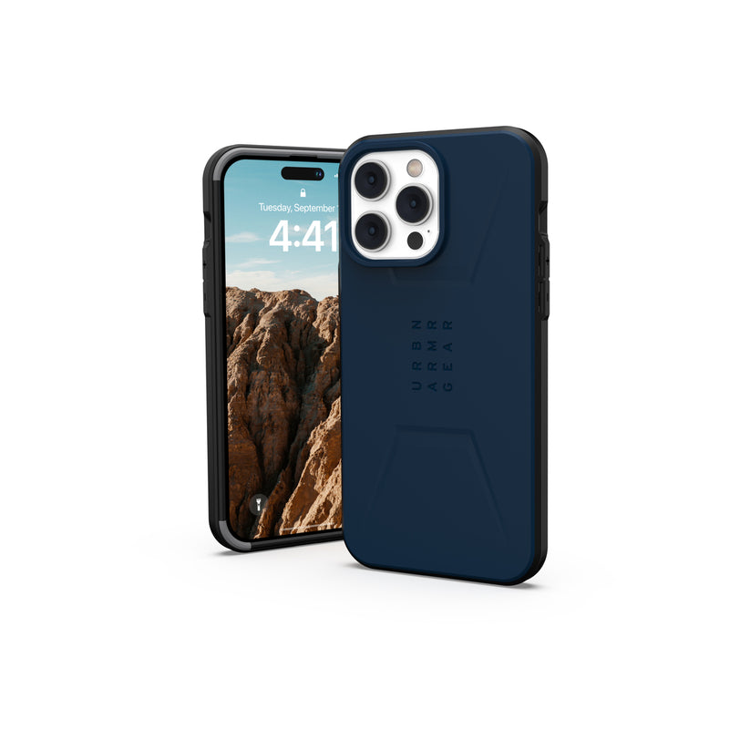 Kryt na iPhone 14 Pro Max UAG Civilian MagSafe - modrý