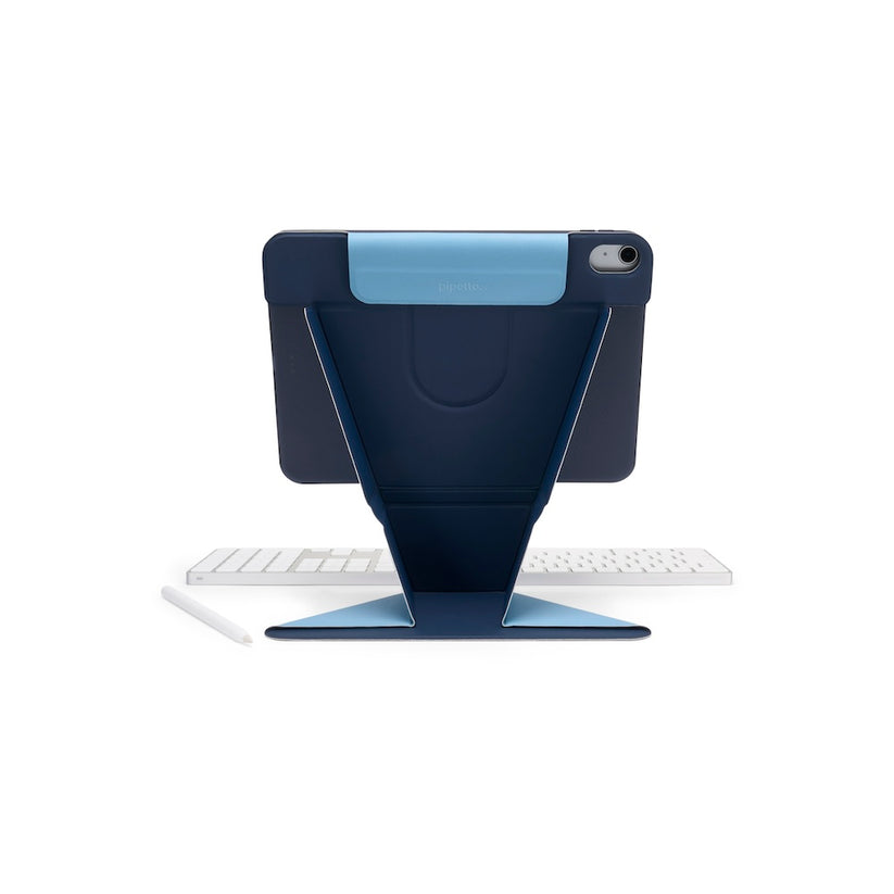 Kryt pro iPad Air 13" (2024) Pipetto Origami No6 Stand Case - modrý - iSTYLE CZ
