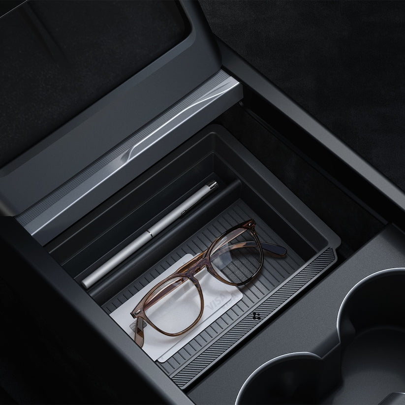 Organizér pro přední konzoli Spigen Tesla Sliding Console Organizer - černý - iSTYLE CZ