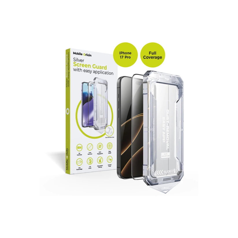 Ochranné sklo pro iPhone 17 Pro Mobile Origin Screen Guard s aplikátorem - iSTYLE CZ